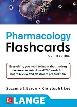 Lange Pharmacology Flashcards, Fourth Edition: 9781259837241